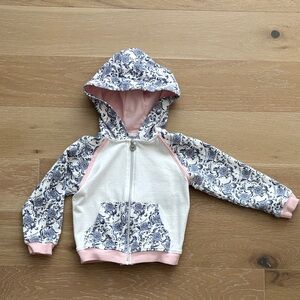 Armani Junior floral baby hoodie